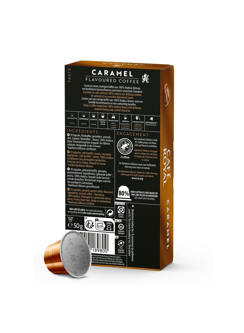 Cafe Royal كافيه رويال كراميل 10 كبسولات - Image 3