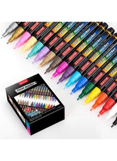 ZEYAR Acrylic Paint Pens, Water Based Extra Fine Point, 32 Vibrant Colors, Opaque Ink, Ap Certified, Paint Marker For Glass, Rock, Paper, Ceramic, Plastic And Non Porous Surfaces  - Image 1