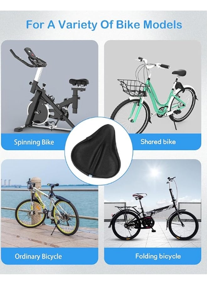 EHOME Bike Seat Cover, Bicycle Seat Covers, Bike Seat Cushion for Women Men Comfort Compatible, Suitable for Outdoor and Indoor (11x10 inch)  - Image 3