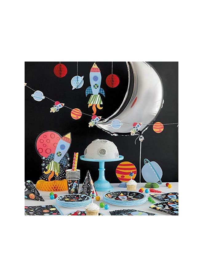 Raxoom Outer Space Plate 8 Pieces, 7 Inch Size - Image 2