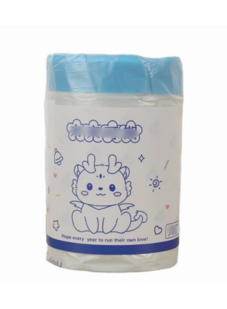 EBMINI Cartoon Printed Garbage Bag Disposable Non Tear Hand-held Thick Garbage Bag 