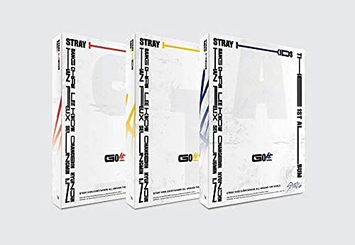 JYP Stray Kids 'Go生' 1st Album Random Version CD+80p PhotoBook+2p PhotoCard+8p Lyric Leaflet+4 Cut Film+Secret Card+Message PhotoCard Set+Tracking Kpop Sealed Go Live - Image 1