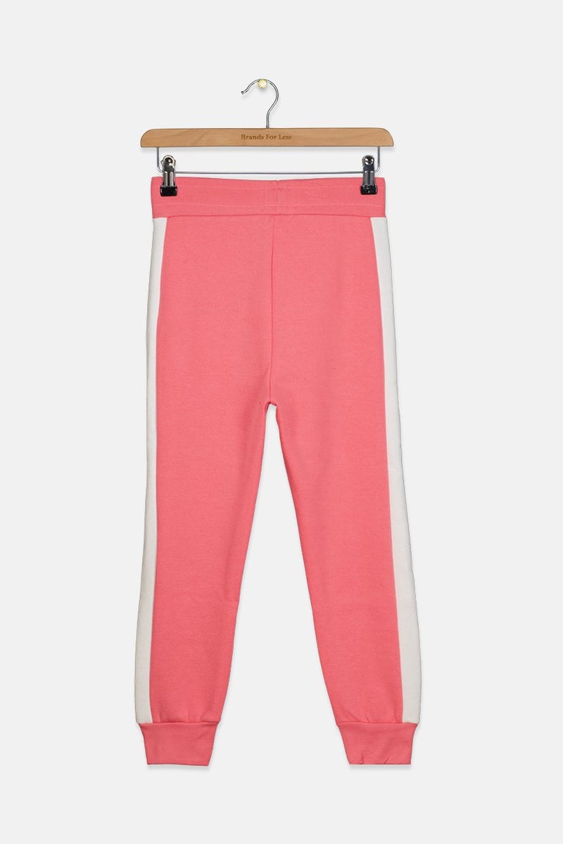 Bench Kid Girl Side Pocket Drawstring Tulma Sweatpants, Pink - Image 2