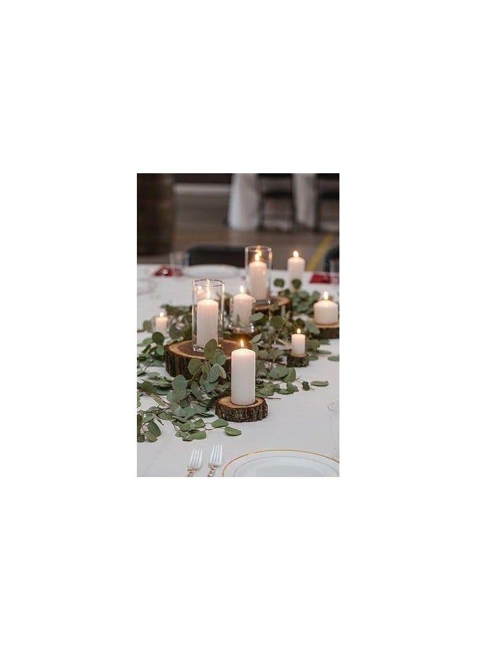 Glass Vases Holders, Set of 4, Clear - Image 3