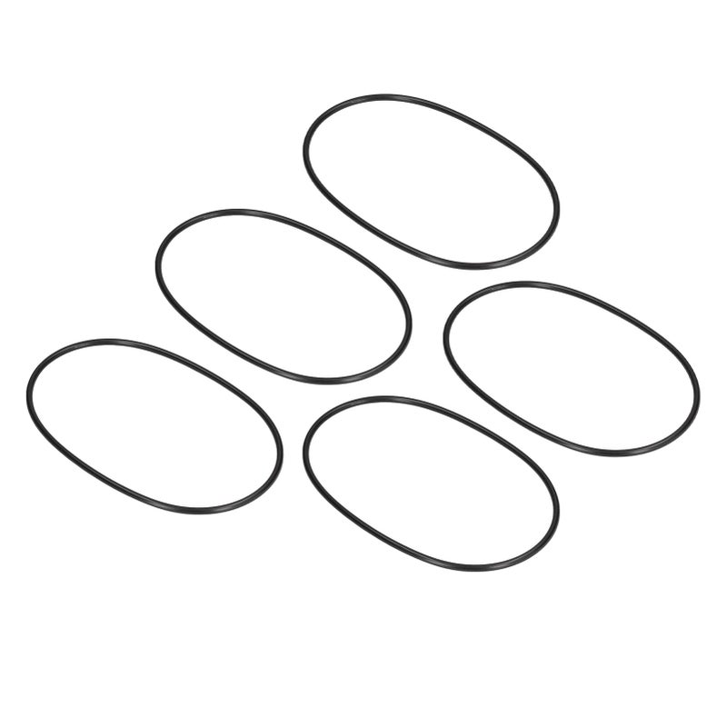 Rubber Motor Belt 5mm Diameter 5 Pack Flexible Shock Absorption For Low Speed Transmission - Image 3