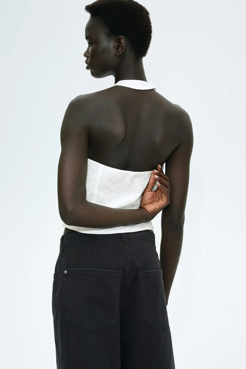 H&M Wrap halterneck top