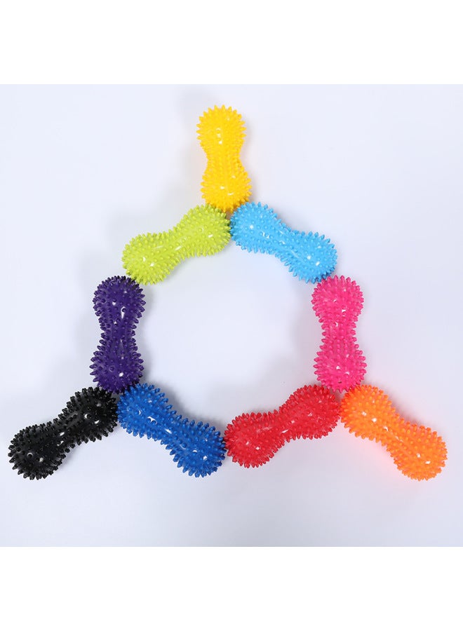 Loquat Tactile Sensitive Massage Small Peanut Thorn Ball Early Education Children's Sensory Training Equipment Grip Ball Household Baby Toys-Color:Rose Red Massage Small Peanut Ball - Image 5