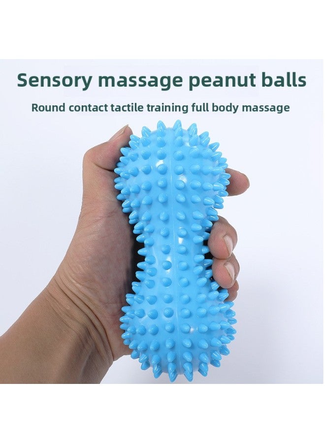 Loquat Tactile Sensitive Massage Small Peanut Thorn Ball Early Education Children's Sensory Training Equipment Grip Ball Household Baby Toys-Color:Rose Red Massage Small Peanut Ball - Image 3