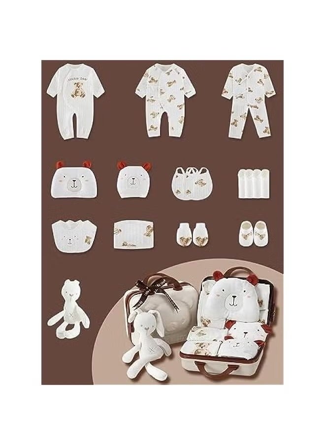 Gonice Newborn Baby Gifts Set Newborn Layette Gift Set Baby Girl Boy Gifts Premium Cotton Baby Clothes Accessories Set Fits Newborn to 3 Months  - Image 2