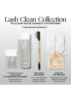 Velour Lashes Velour Lash Clean Oil Free Liquid Makeup Remover For Eyes False Lashes And Face Gentle And Vegan (50 Ml)  - Image 3
