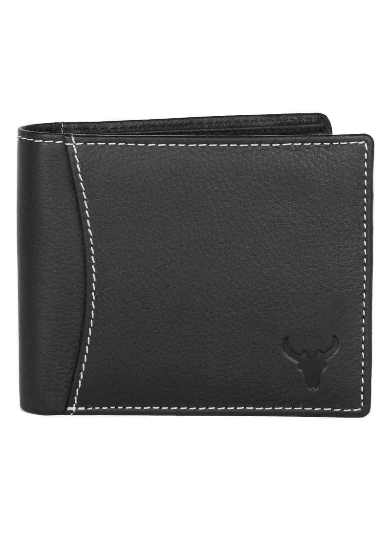 Napa Hide Black Leather Wallet for Men I 6 Credit/Debit Card Slots - Image 4