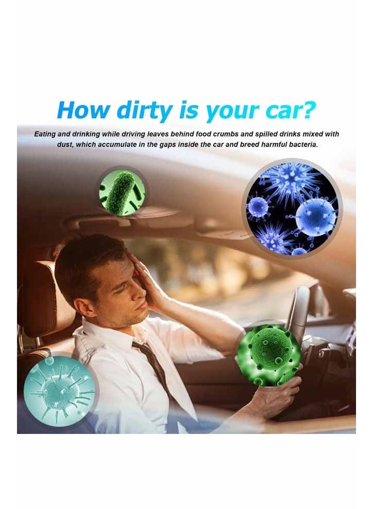 جل تنظيف السيارات، معجون تنظيف الغبار والأوساخ للفتحات، أداة تنظيف داخلية قابلة لإعادة الاستخدام لإزالة الطين، مناسبة لجميع أنواع السيارات (أصفر) - Image 3