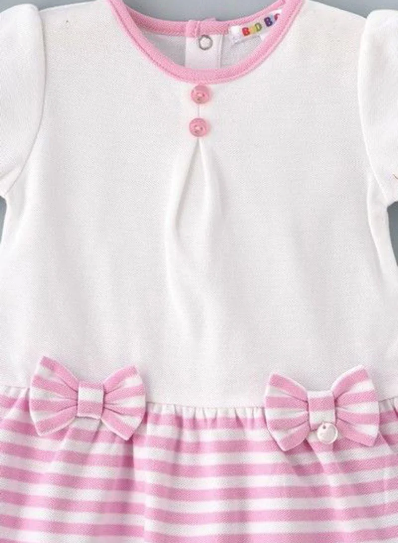 Boo Boo Striped Bow Baby Dress