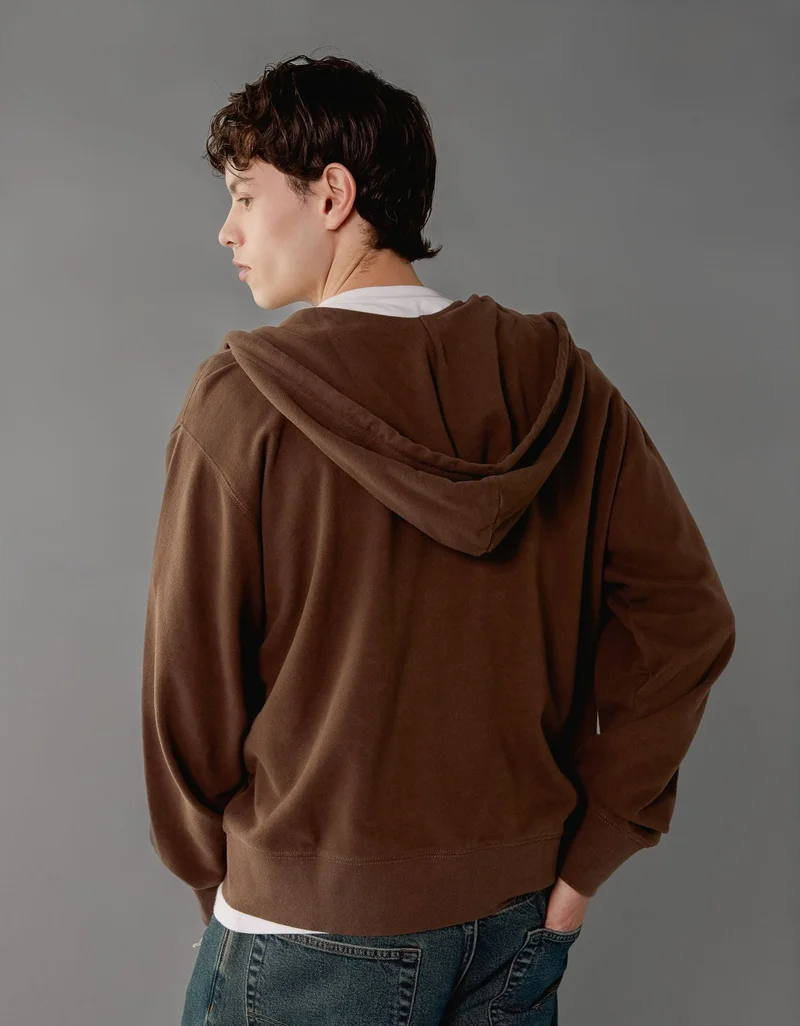 American Eagle AE Graphic Full-Zip Hoodie