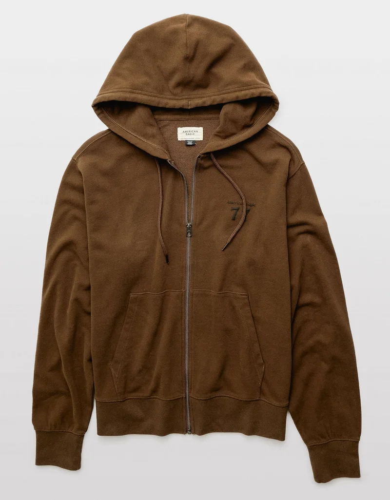 American Eagle AE Graphic Full-Zip Hoodie