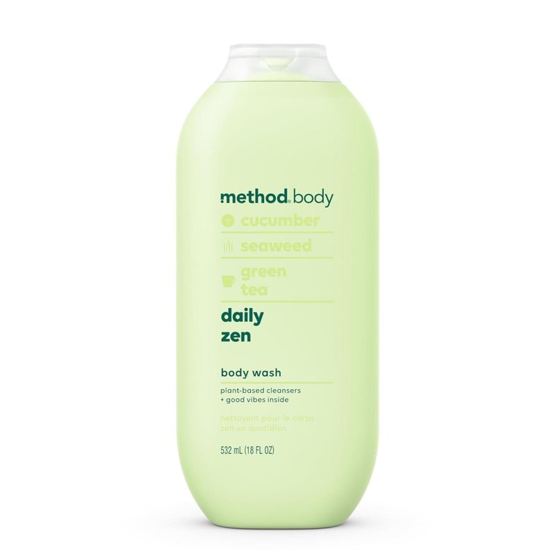 Method Body Wash, Daily Zen, Paraben and Phthalate Free, 18 oz (Pack of 1) - Image 1