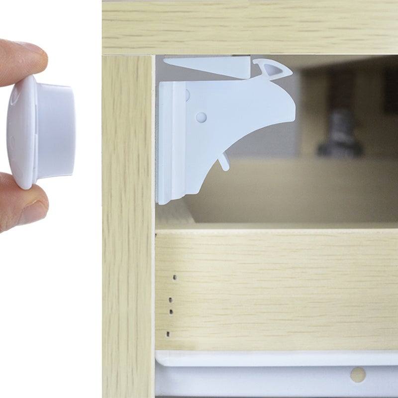 5pcs Drawer Cabinet Door Locks Invisible Protective Lock - Image 4