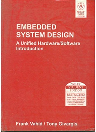 Embedded System Design A Unified Hardware / Software Introduction-India Ed 1 - pzsku/ZDA274AD966B6999CA8D4Z/45/_/1705590584/2ad8813a-0718-4ba2-b029-1aa33004410f