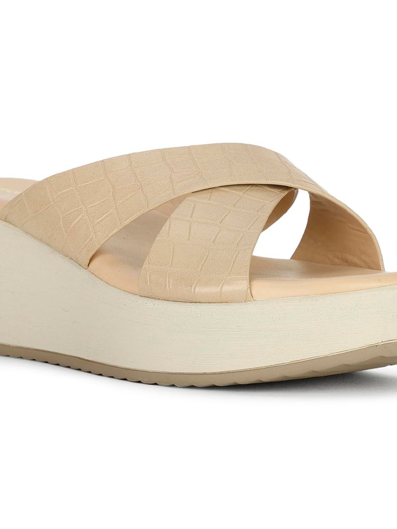 Bata Xiomara Mule Women's Beige Heels - 4 UK (6718319) - Image 5
