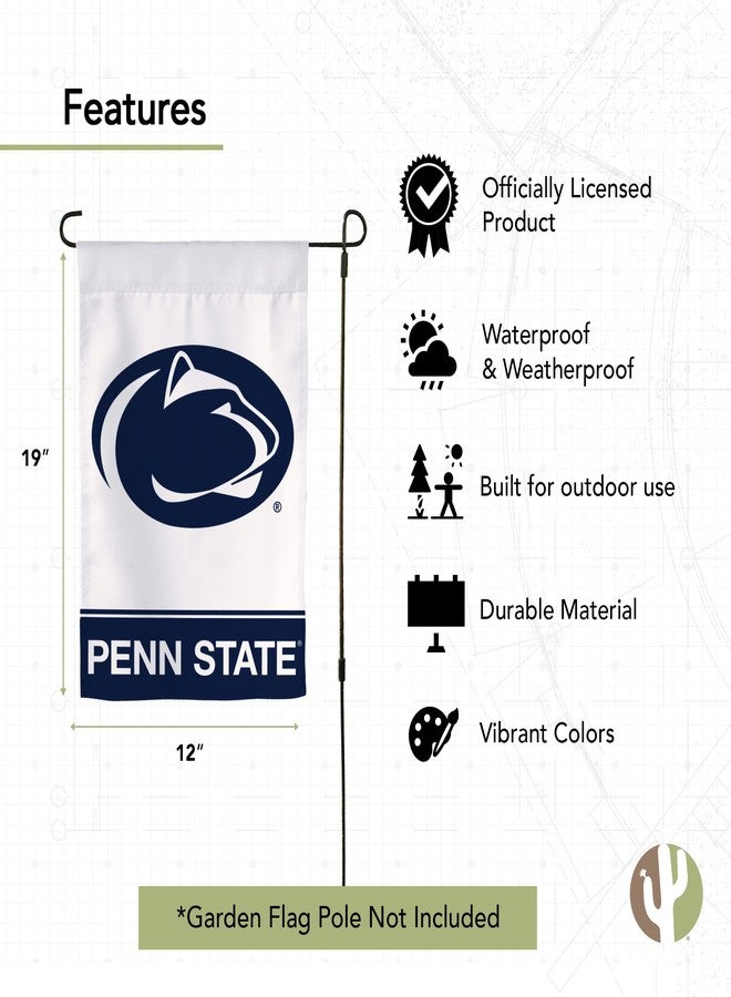 Desert Cactus Penn State PS Garden Flag - 19 x 12 inch Penn State Nittany Lions Banner, For Outdoor Display and Events (Design B) - Image 4