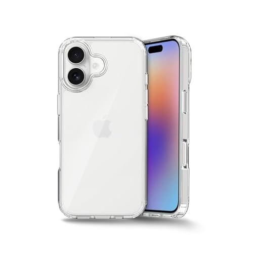 Plus Clear Soft Transparent TPU Back Cover with Camera Protection for Apple iPhone 17 - Transparent - Image 1