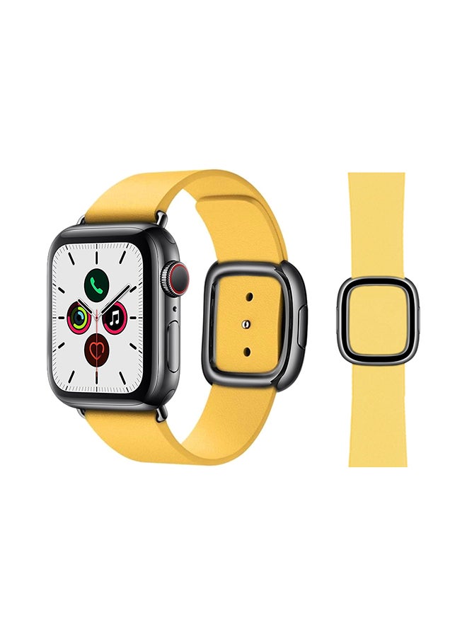 Perfii Stylish Band For Apple Watch Series 5/4/3/2/1 Yellow
