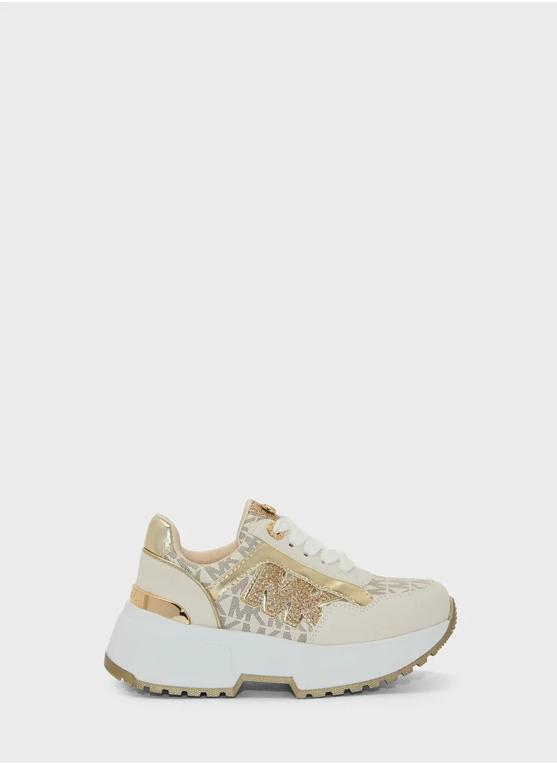 Michael Kors Kids Jem Audrey Ps Low Top Sneakers