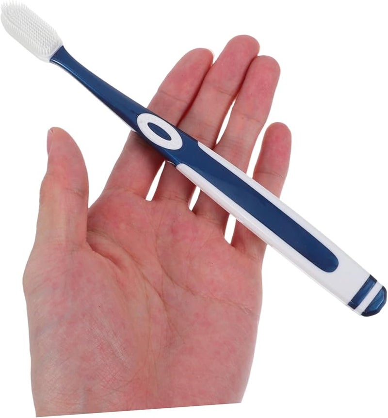 Milisten 4pcs Nano Bristle Soft Adult Toothbrush Replacement Heads Silicone - Image 5