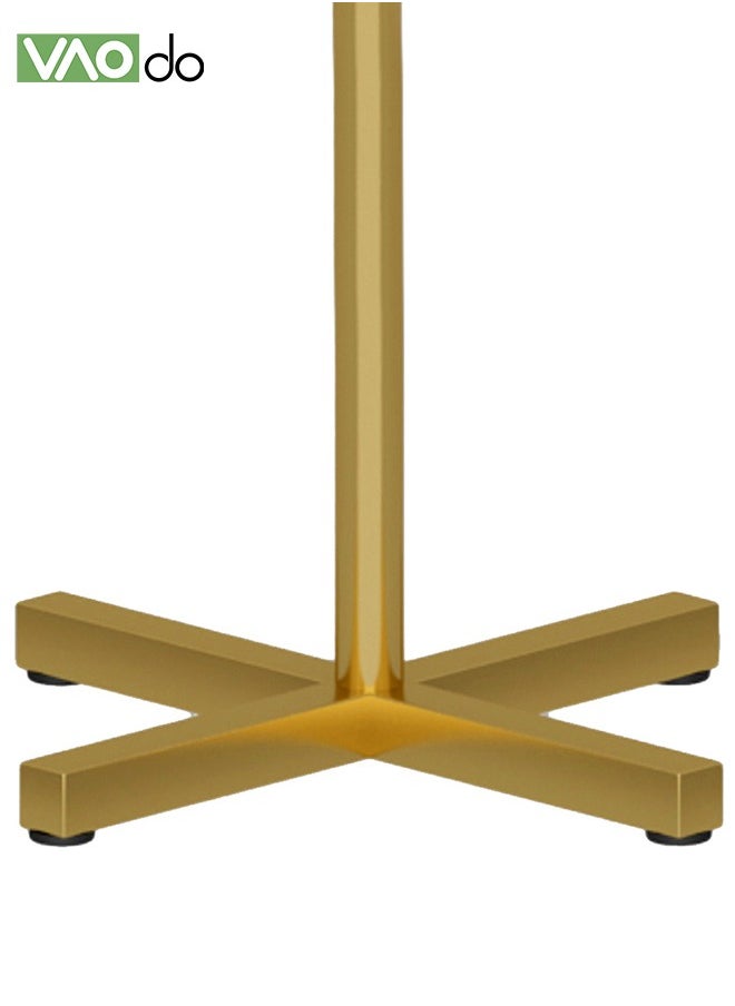 VAOdo - Metal Tree Coat Rack Easy to Assemble with 8 Hooks for Hanging Clothes Scarves Bags etc - Image 1