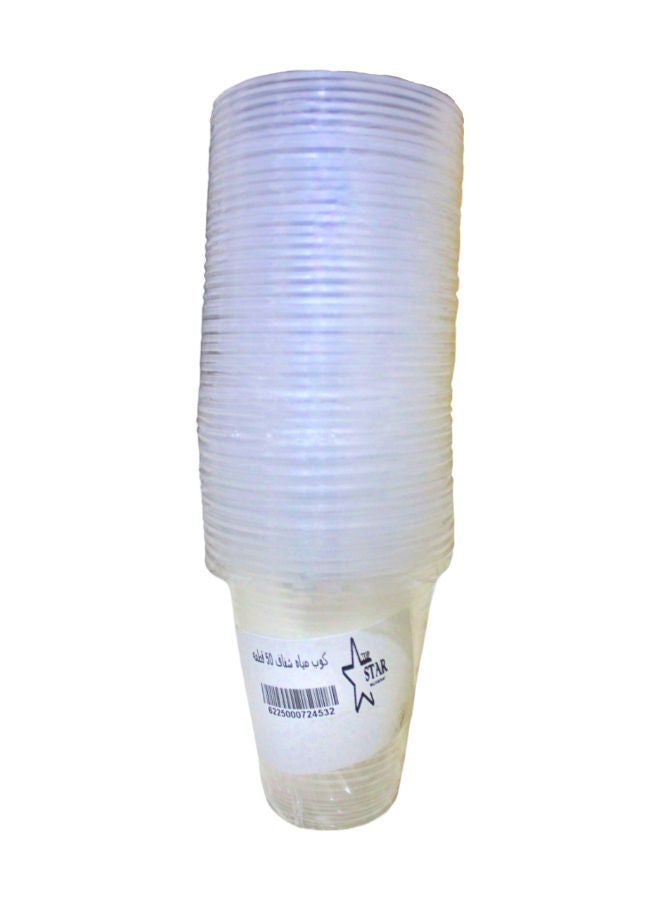 توب ستار كوب مياه ابيض-شفاف 50ق