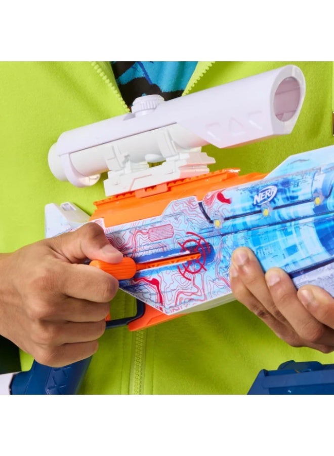 HASBRO - NERF Hasbro Nerf Loadout Arctic ZeroStriker Blaster with 24 N1 Darts for Kids - Image 3