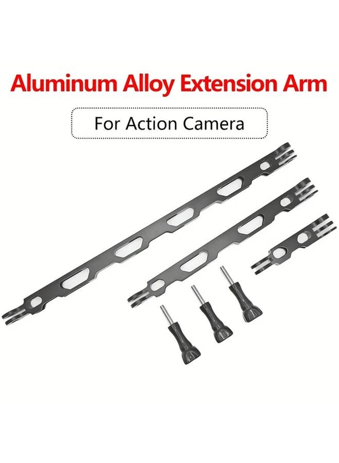 مقبض مثبت ذراع تمديد سبيكة الألومنيوم 30 سم لـ GoPro Hero 13 12 11 10 9 8 7 - Image 2