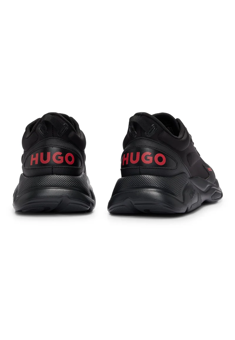 هوجو مدربات برباط من مواد مختلطة بجلد صناعي