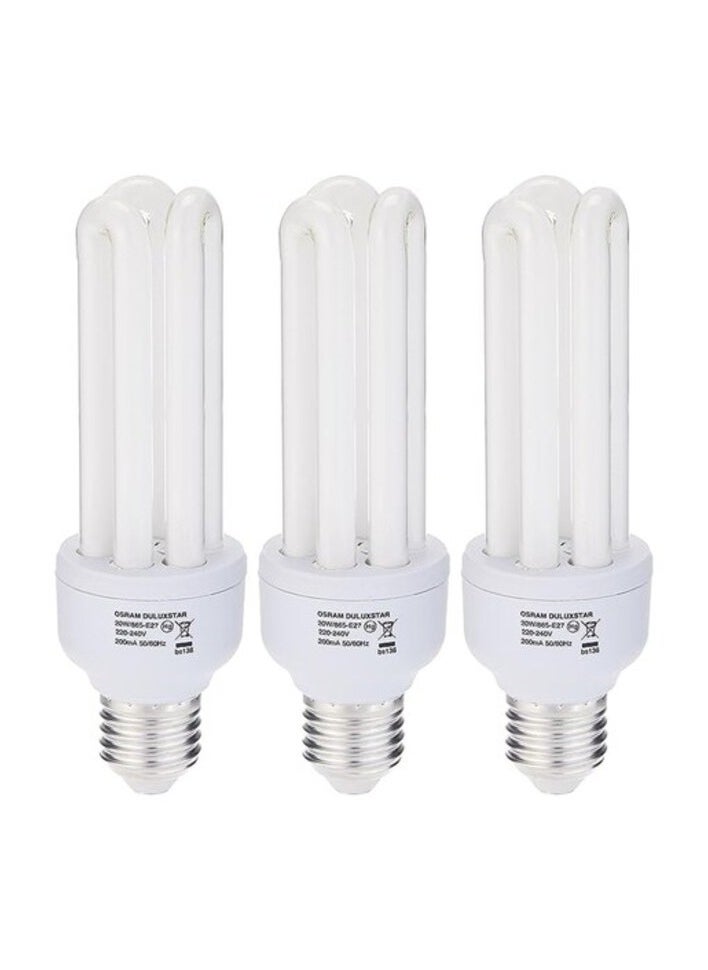 Osram Osram 20W Energy Saver T4 CFL Lamp Set Cool Daylight 3 PCS 