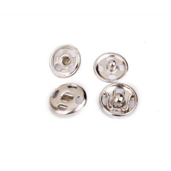 Krushnesh Creations Pack of 40 Tich ButtonSnap ButtonSnap Fasteners for Dress MakingCraftSewing PurposeStainless Steel  - Image 3