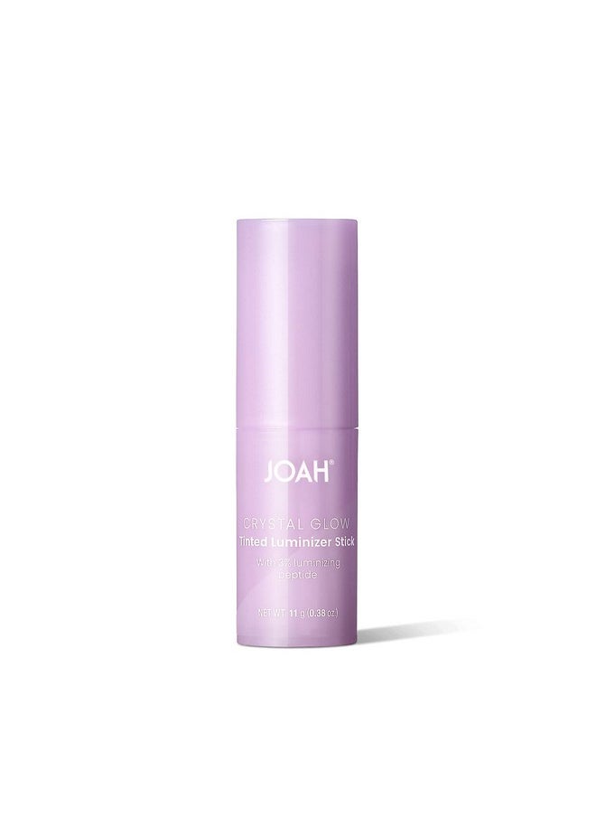 JOAH عصا Crystal Glow Tinted Luminizer Stick متعددة الاستخدامات لإضاءة المكياج الكوري وعصا التسمير بتركيبة قابلة للتخصيص للحصول على توهج طبيعي، متوسطة غنية بالببتيد مع درجات لونية دافئة  - Image 4