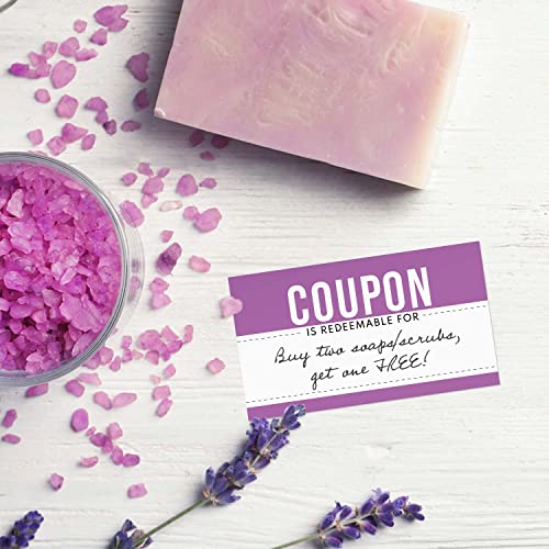 Canopy Street Multicolor Fill In Coupon Cards / 100 Colorful Customer Vouchers / 2" x 3.5" Business Card Sized Classroom Reward Cards/Made In The USA - Image 3