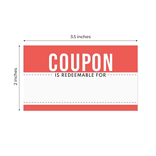 Canopy Street Multicolor Fill In Coupon Cards / 100 Colorful Customer Vouchers / 2" x 3.5" Business Card Sized Classroom Reward Cards/Made In The USA - Image 5