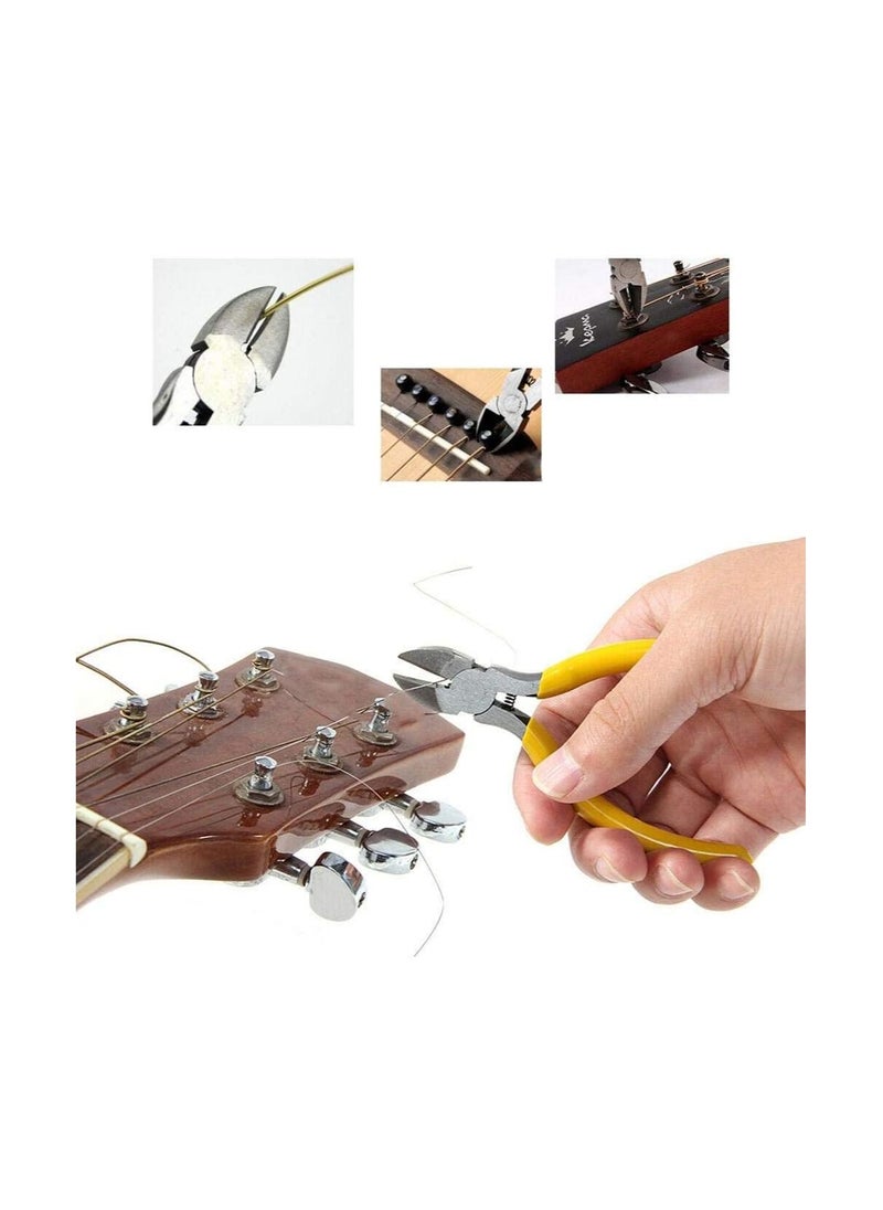 Megarya 23 Pieces of Guitar Repair Kit, Guitar Tools,Installation Tool Kit, Guitar String Tool,Suitable for: Electric Guitar, Bass, Mandolin, Banjo, Ukulele, Acoustic Guitar, Etc.  - Image 4