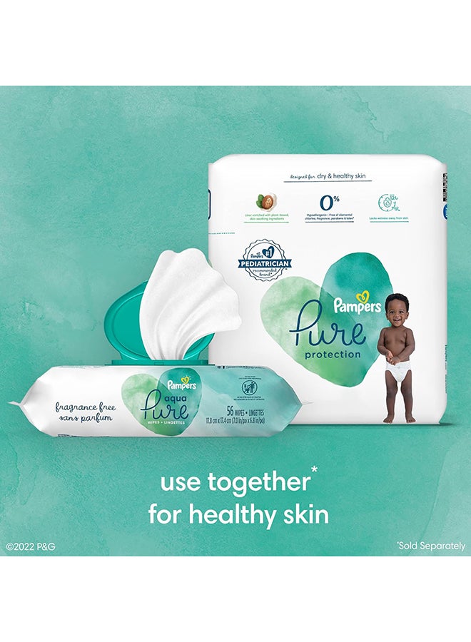 Pampers Pure Protection - Size 5, 132 Count, Hypoallergenic Premium Disposable Baby Diapers - Image 3