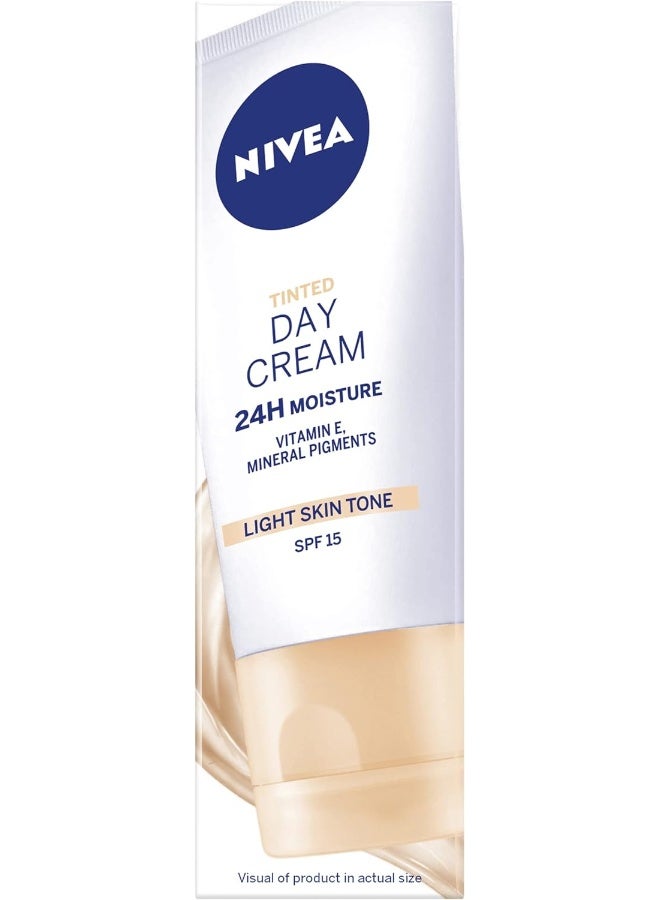 Nivea Visage Daily Essentials Tinted Moisturising Day Cream Natural Spf 15 (50Ml) - Image 3