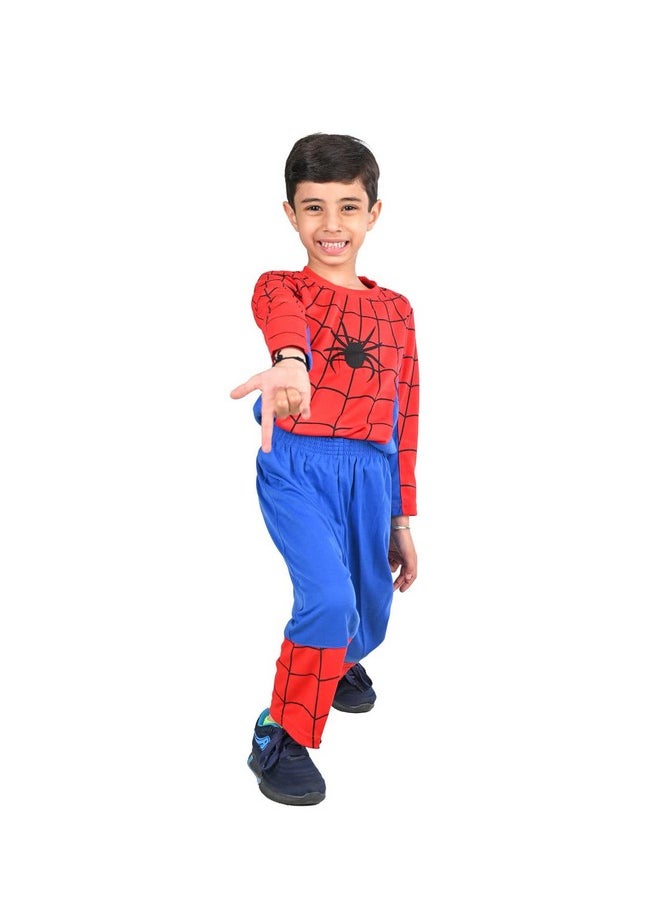 BookMyCostume BookMyCostume The Red Blue Superhero Kids Fancy Dress Costume - Premium 10-12 years  - Image 2