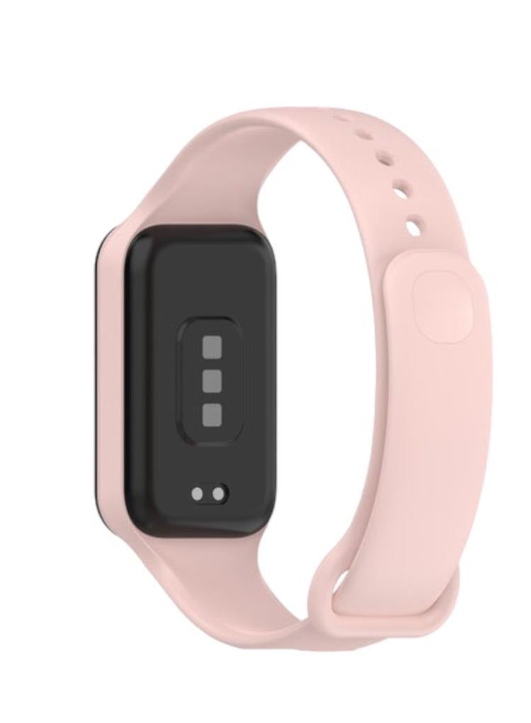 سوار بديل من السيليكون متوافق مع Xiaomi Smart Band 9  (بينك) - Image 2