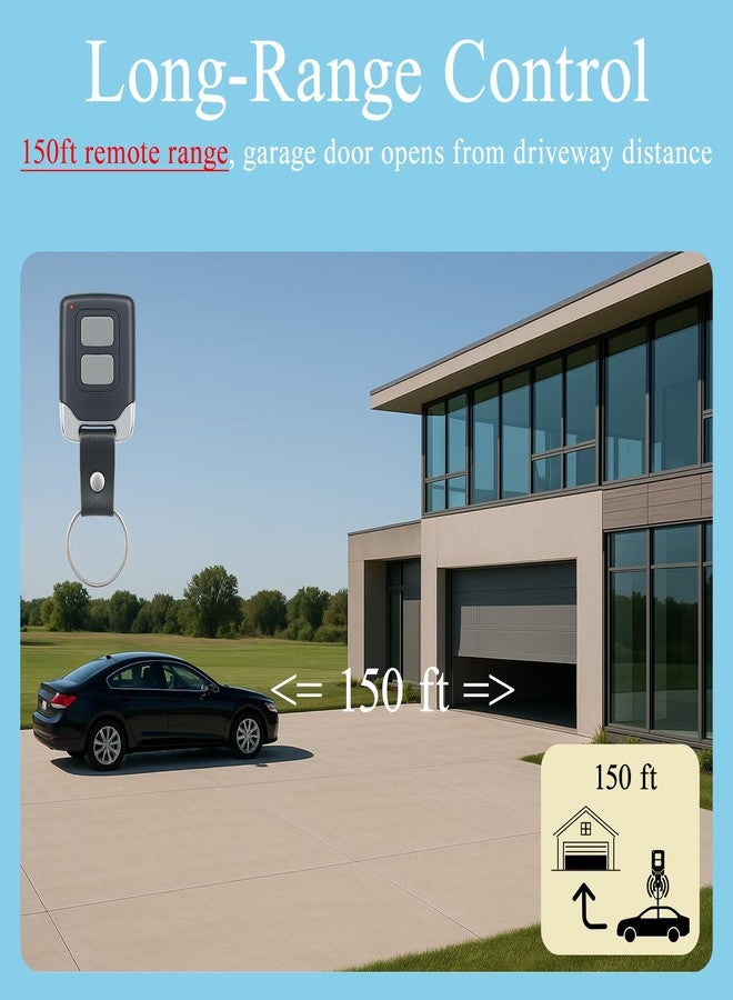 datonten 2 Replacement for liftmaster Chamberlain Sears Craftsman Garage Door Opener Remote Keychain 893MAX 893LM 891LM 371LM 373LM 971LM 973LM - Image 4