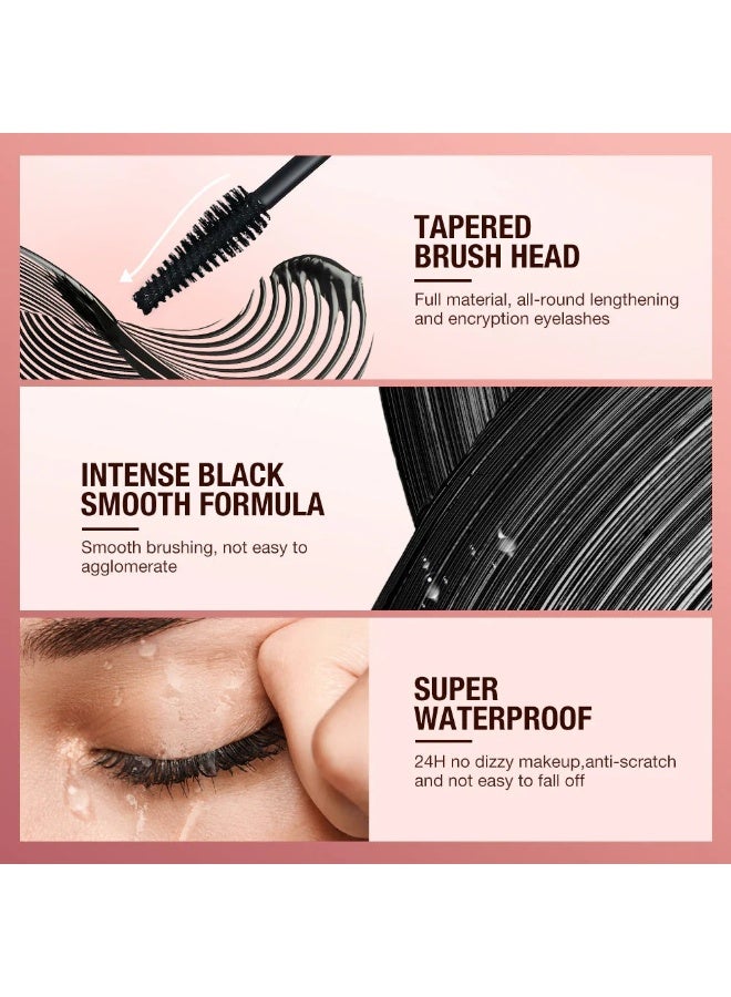 O.TWO.O O TWO O Curly Ultra Bushy 5D Waterproof Mascara Long Lasting Volume and Curl Smudge Proof Eye Makeup - Image 4