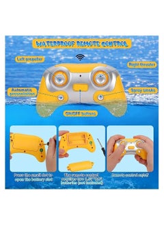 Y&D RC Boat for Kids, Remote Control Boys Girls Ages 8-12, Dual Propeller Power 2.4ghz Waterproof Boat, with Spray Gasboat and Led Lights, Water Toy Swimming Pool & Lakes  - Image 2