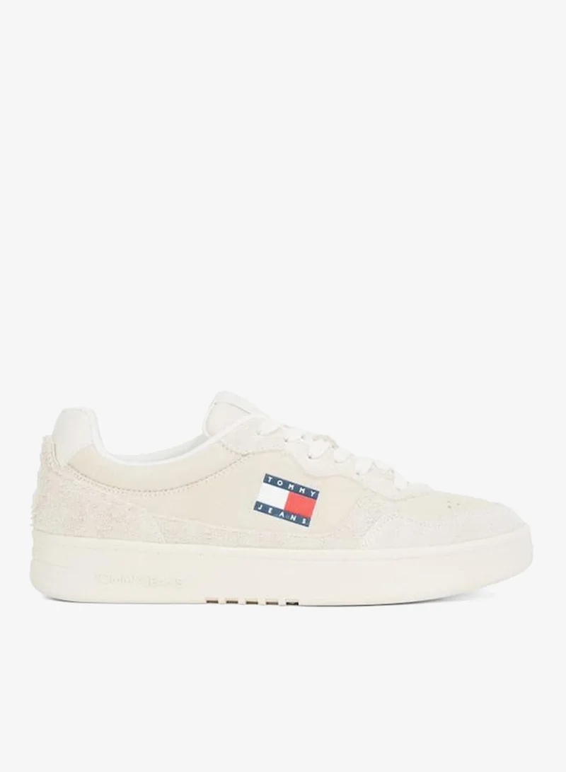 تومي جينز سنيكرز سويدي بكعب مسطح