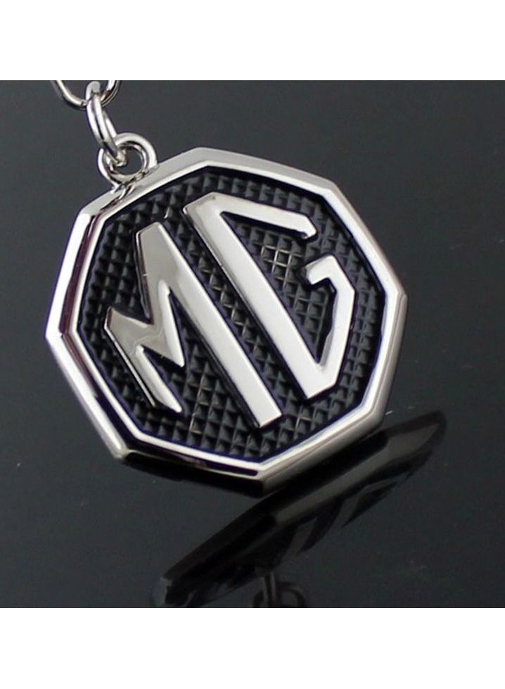 MG Car Metal Keychain, MG Logo Key Chain Key Ring For Car  - Image 3