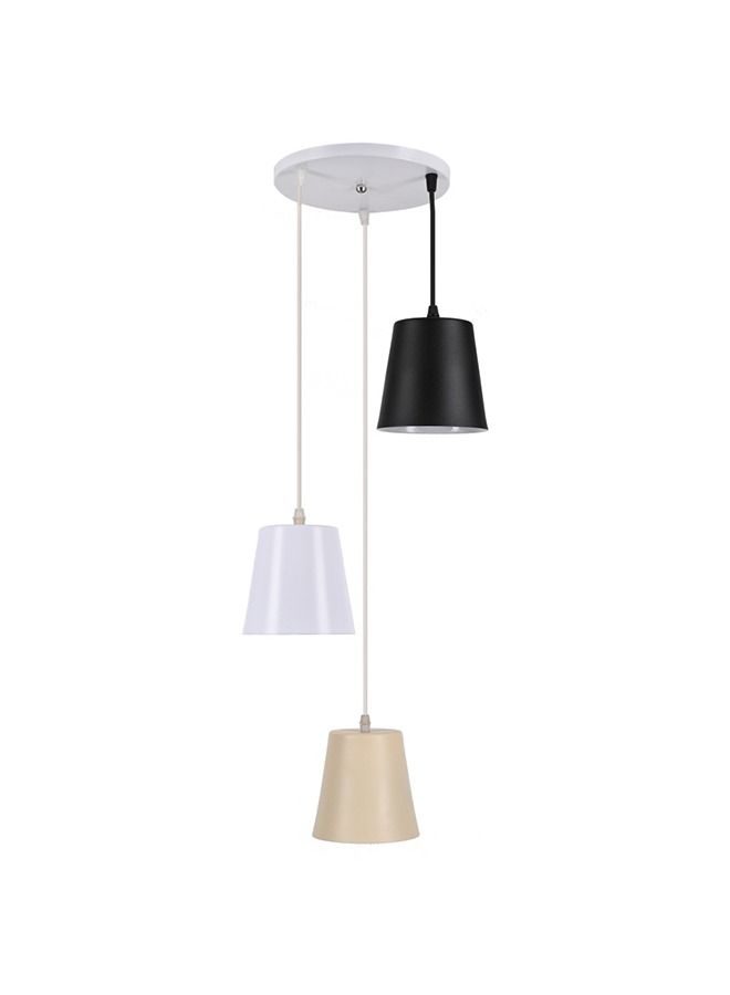 El Rawda Lighting Miara Ceiling Lamp | modern decorative LED E27 pendant light ceiling lamp hanging | suitable for any room | Color: Multicolor | Size: 70x27 cm - Image 1