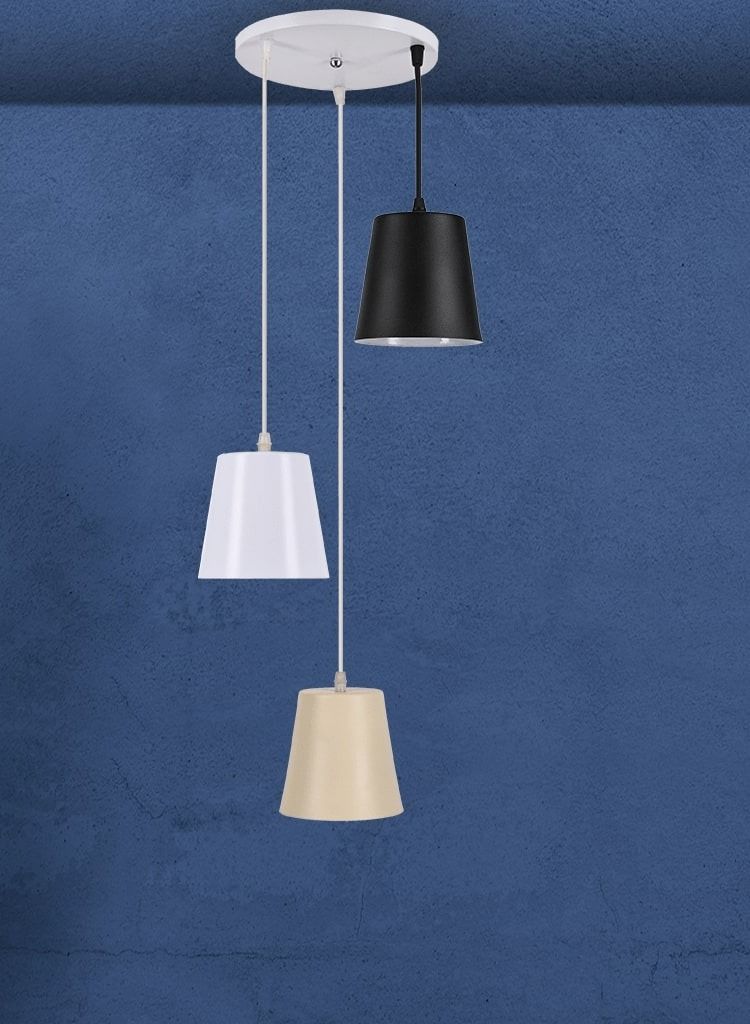 El Rawda Lighting Miara Ceiling Lamp | modern decorative LED E27 pendant light ceiling lamp hanging | suitable for any room | Color: Multicolor | Size: 70x27 cm - Image 2